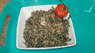 Dried Okongbong and egusi recipe