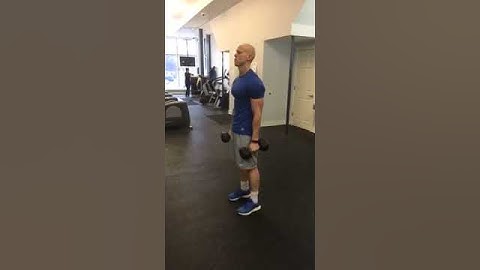 Squat curl press