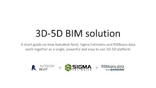 How Sigma, RSMeans and Autodesk Revit work as a powerful 3D-5D platform