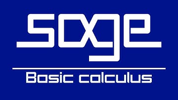 SageMath for Beginners. Part 2: basic calculus