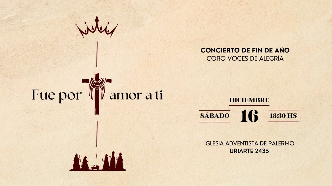 Fue por amor a ti - Coro Voces de Alegría - YouTube