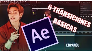 6 Transiciones Básicas | After Effects | Tutorial Español