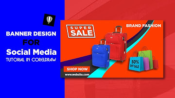 CorelDrawX7 Tutorial | Trend Social Media Post Banner Design Tutorial