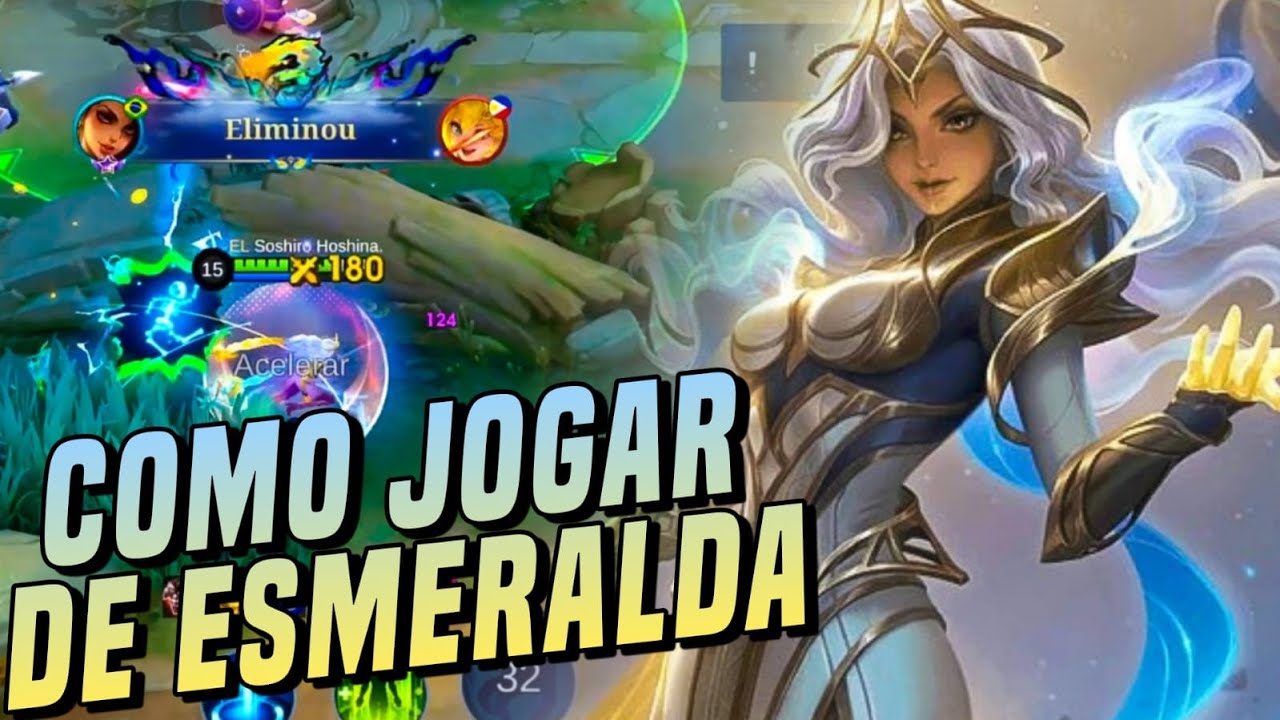 [TUTORIAL] COMO JOGAR de ESMERALDA | Build, Emblema e Gameplay | MLBB