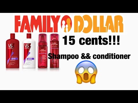 Family Dollar 15 Cent Shampoo/conditioner NO COUPONS NEEDED!! March 5 2017