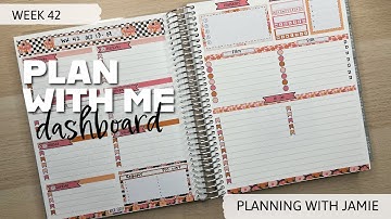 DASHBOARD PLAN WITH ME | ERIN CONDREN DASHBOARD LAYOUT PLAN WITH ME | PLAN WITH ME