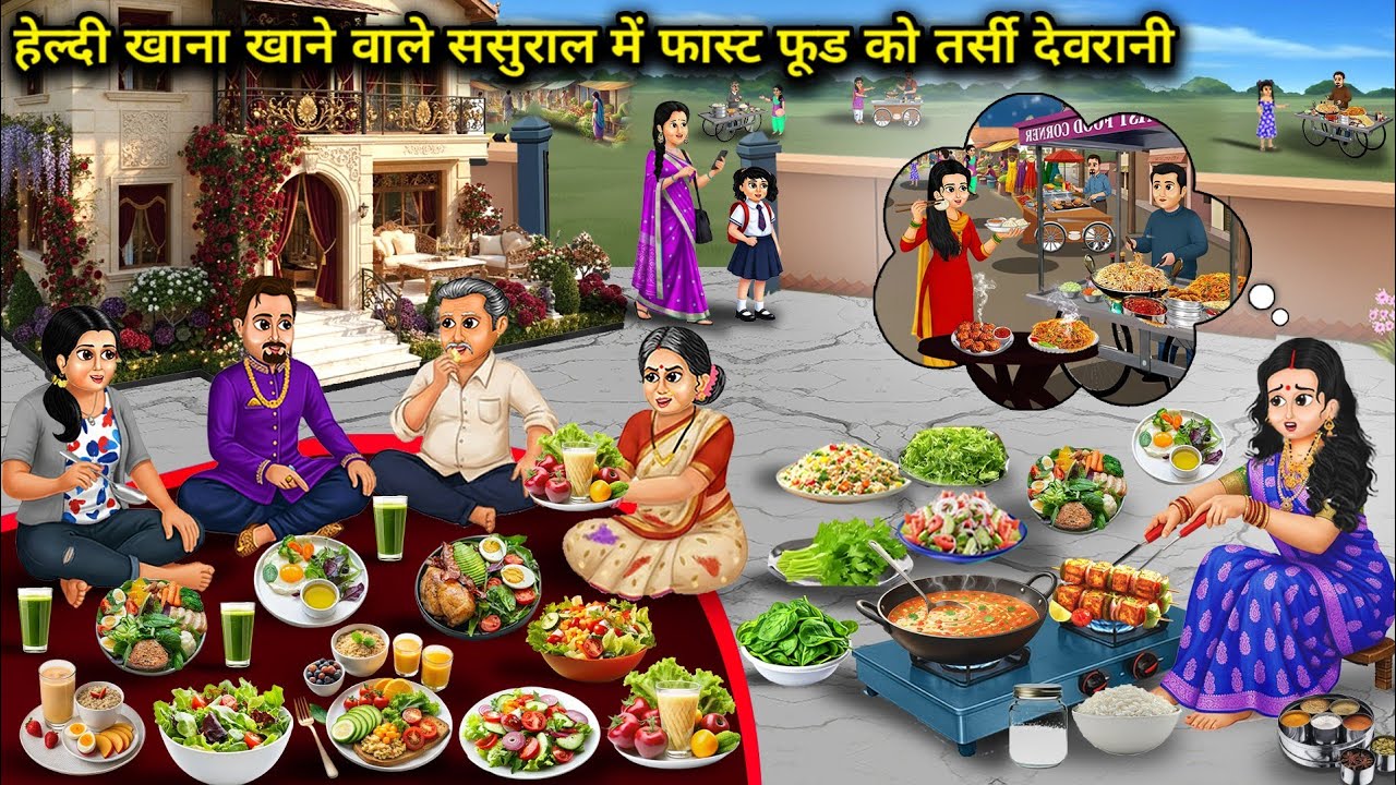 हेल्दी खाना खाने वाले ससुराल में फास्ट फूड को तर्सी देवरानी |Devrani's who usually eats healthy food