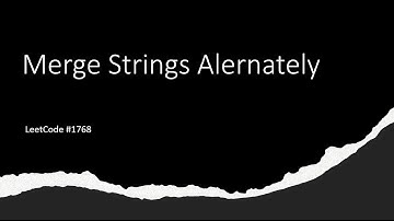 [SOLVED!] Merge Strings Alternately - LeetCode 1768 - Java