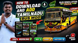 How to Download and Add Tamil Nadu Bus Mods in Bus Simulator India | Add Mods in BUSSID screenshot 5
