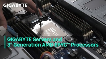 GIGABYTE Servers and 3rd generation AMD EPYC™ Processors