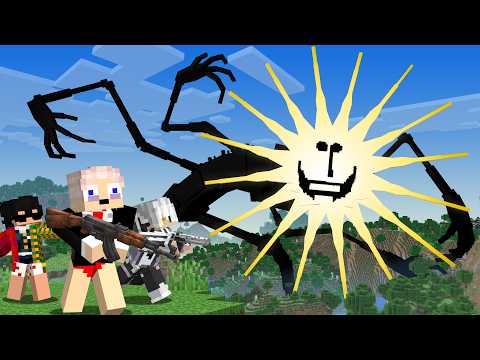 3 Idiotas CAÇAM o Homem Sol no Minecraft