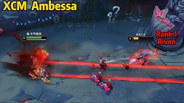 Xiao Chao Meng VS Rank 1 Riven, His Ambessa is TOO STRONG!