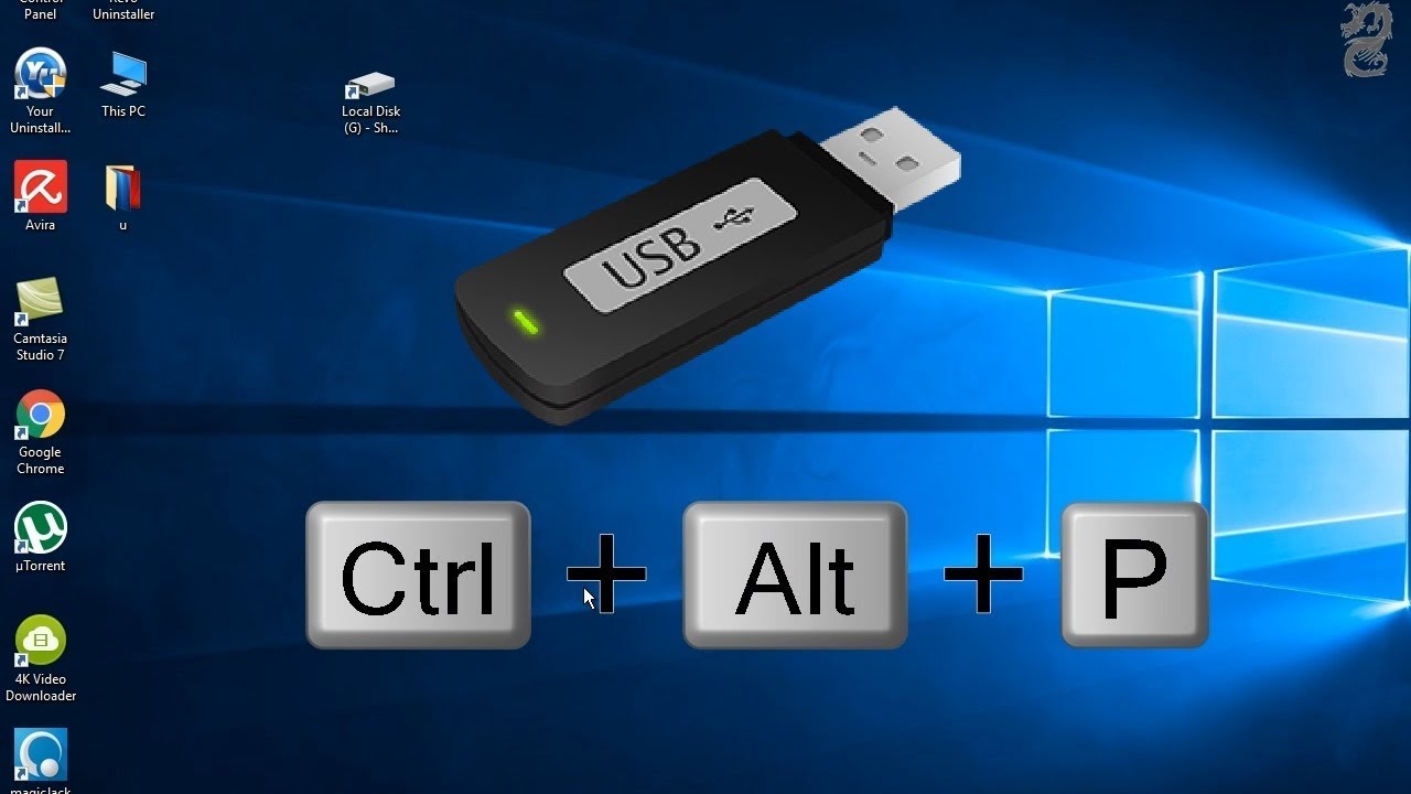 How To Create Keyboard Shortcut To Open USB Drive In Windows 10 