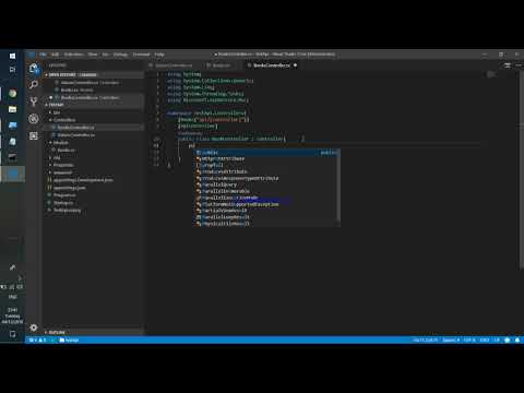 How to create Rest API with ASP.NET Core and Visual Studio Code part 1