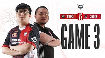 ALTER EGO vs GEEK SLATE | Regular Season WEEK 6 DAY 1 | GAME 3 | #MPLIDS11