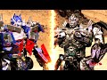 Transformer Stop Motion - Optimus Prime vs Nemesis Prime vs Bumblebee