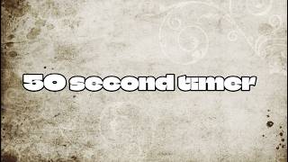50 second timer with groovy music - LOUD ending #timer #loud #music
