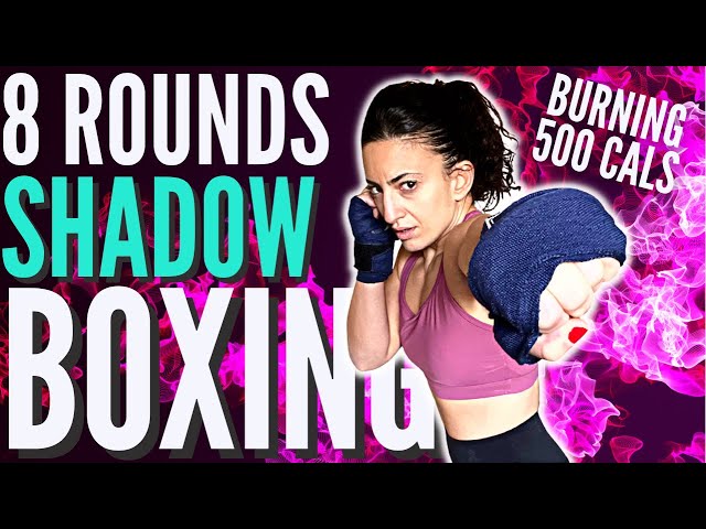 BURNING 8 Rounds SHADOW BOXING Workout (500 CAL -30 MIN)//SYLVIA NASSER 