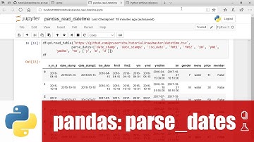 สอน Python สำหรับ Data science: การอ่านไฟล์ที่มีข้อมูลวันเวลา (date/time data) ด้วย pandas