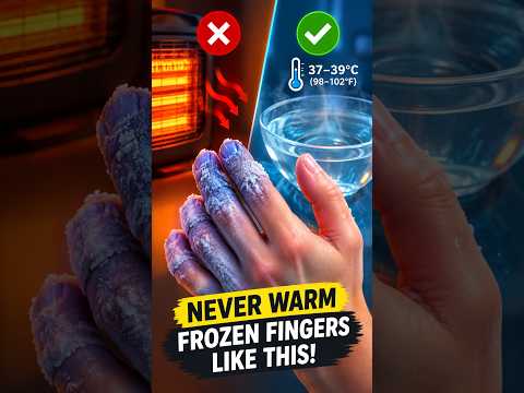 Never Warm Frozen Fingers Like This 🥶🔥