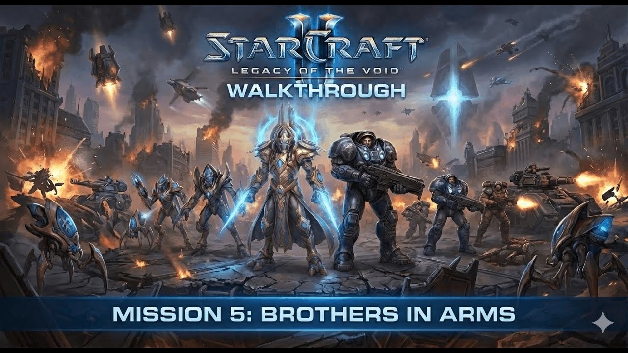 StarCraft 2: Legacy of the Void Walkthrough | Mission 5: Brothers in Arms