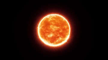 The Sun In Space Alpha Channel Motion Graphics