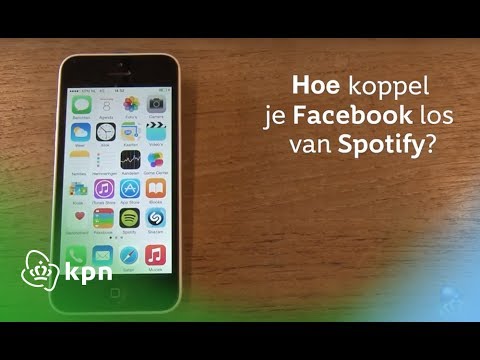 Spotify loskoppelen van facebook