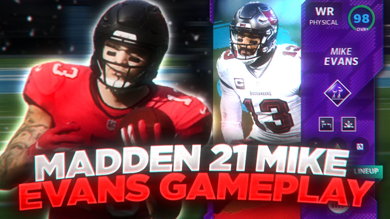 SUPER BOWL PRESENT MIKE EVANS IS A NIGHTMARE! 96 OVR MIKE EVANS GAMEPLAY! MADDEN 21 SUPER BOWL!