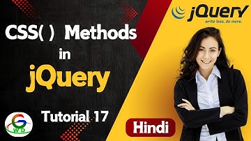 jQuery CSS() Method || Guri Web Developer || jQuery Tutorial in Hindi 2024