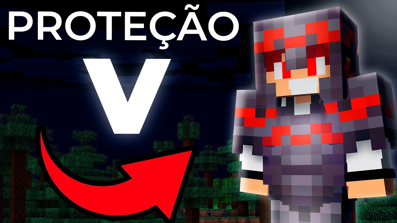 COMO EU CONSEGUI PROTEÇÃO 5 no MINECRAFT