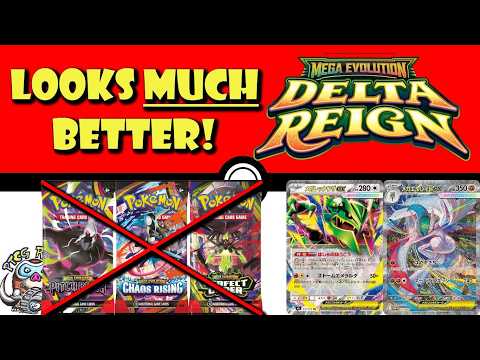 Delta Reign Will Be the Best (main) Pokémon TCG Set in a While! Mega Rayquaza! (Pokemon TCG News)
