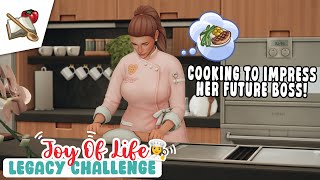 Cooking to Impress! My Sims BIG Job Interview in The Sims 4 👩‍🍳✨