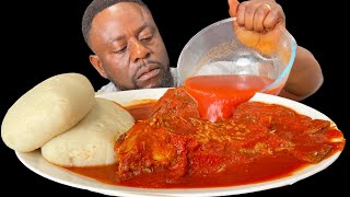 ASMR GOAT MEAT PEPPER SOUP | AFRICAN FOOD