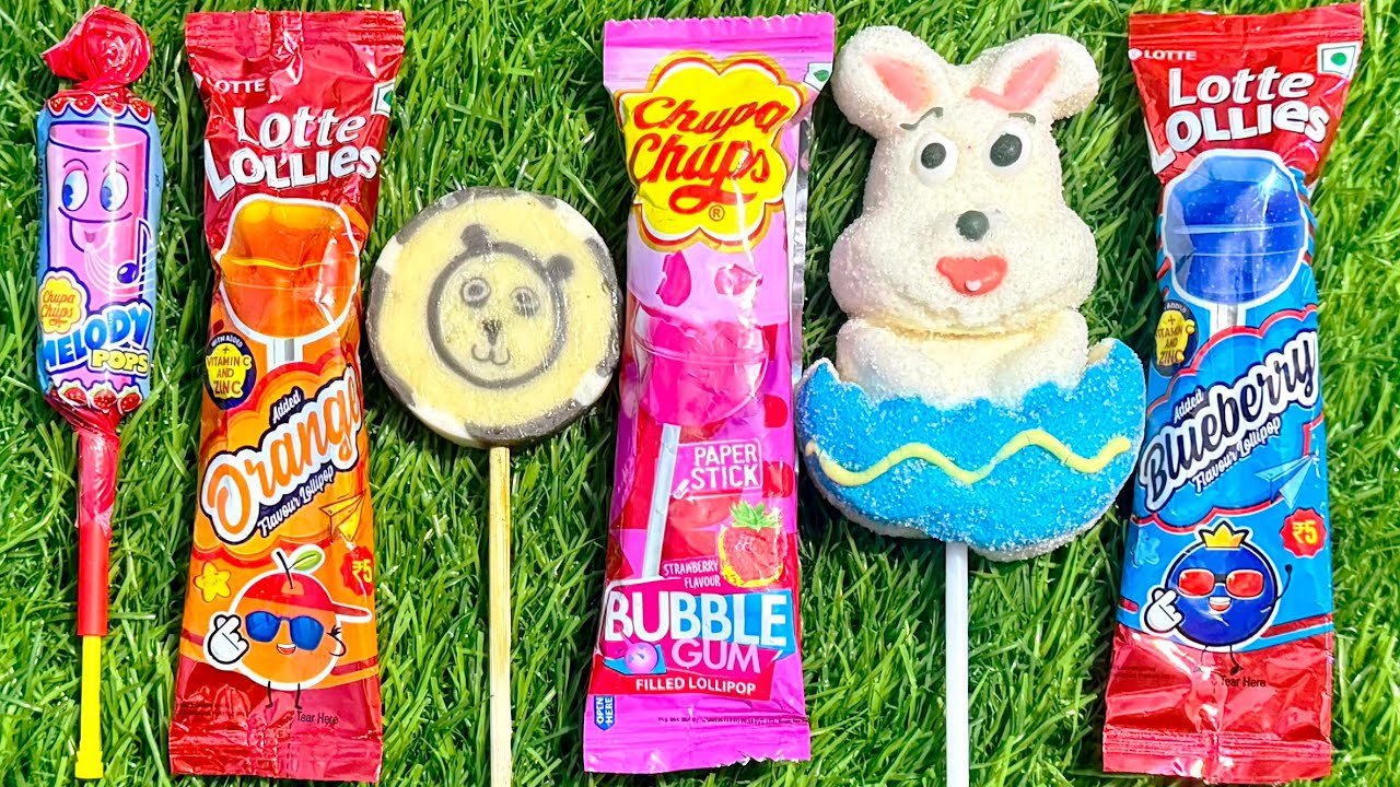 Relaxing Candy ASMR 🎧 | Gummy Candy Unboxing Video ASMR | Lots Of Colorful Rainbow Lollipop Candy🍬