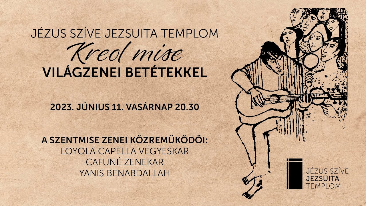 Kreol mise világzenei betétekkel | Jézus Szíve Jezsuita Templom (2023.06.11. 20:30)