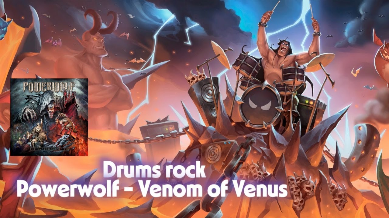 Drums rock vr Custom song-Powerwolf - Venom of Venus - Extreme