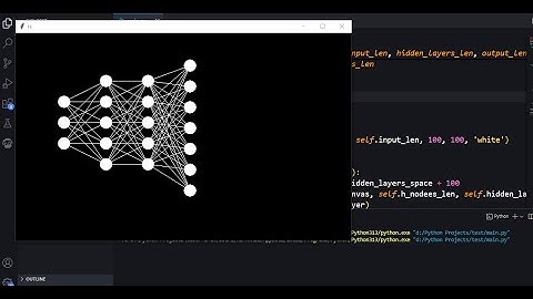 Visualize a Neural Network in Python Using Tkinter Animated AI Layers!