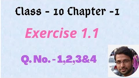 Class 10| Chapter 1| Relations and Functions | Exercise 1.1| Q No. 1,2,3 & 4
