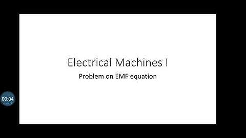 Sample problem on EMF equation of DC Generator