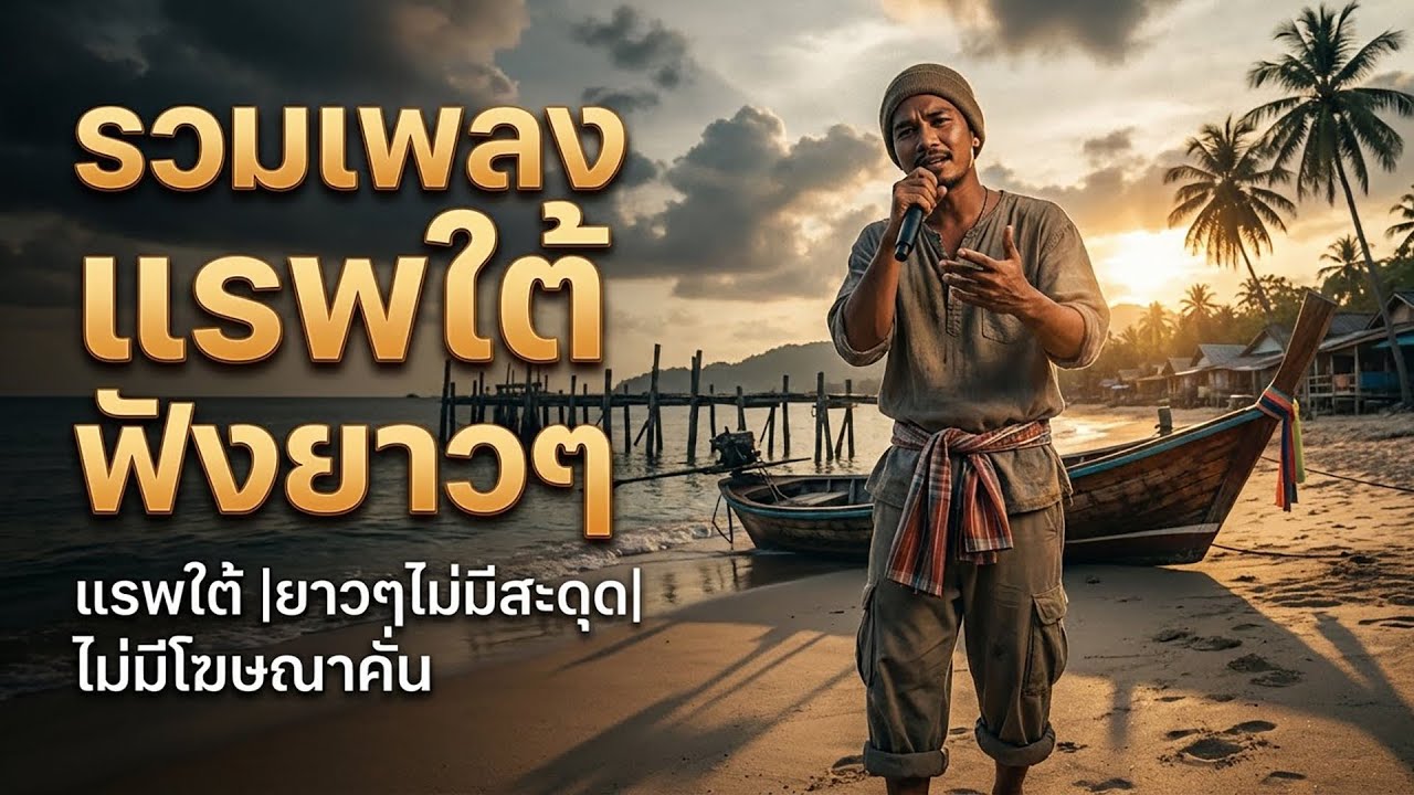 รวมเพลงแร็พใต้【LONGPLAY】ใหม่ล่าสุด ฟังเพลินยาวๆไม่มีโฆษณาคั่นบ่อย