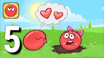 Red Ball 4 - Gameplay Walkthrough Part 5 | Levels 61-75 | Into the Caves (Android, iOS) | GAMING Kid