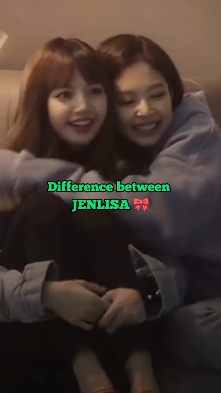 Difference between JENLISA ? #jennie #lisa #jenlisa #blackpink #shorts