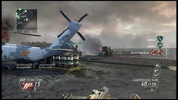 Black ops 2 Wii U: TDM on Carrier with the MP7