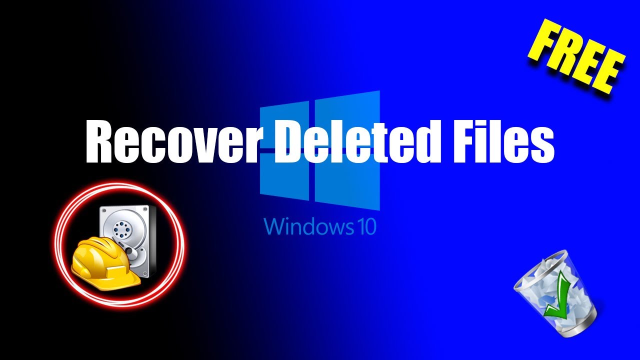 How to Recover Deleted Files on Windows 10 & 11 Free & Easy - YouTube