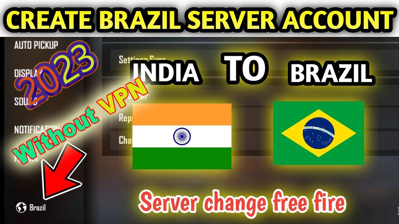 Free Fire Brazil Server Ki Id Kaise Banaye 🔥 How To Make Brazil Server Account In Free Fire Max