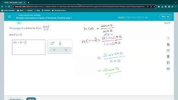 Variable expressions as inputs of functions  Problem type 1