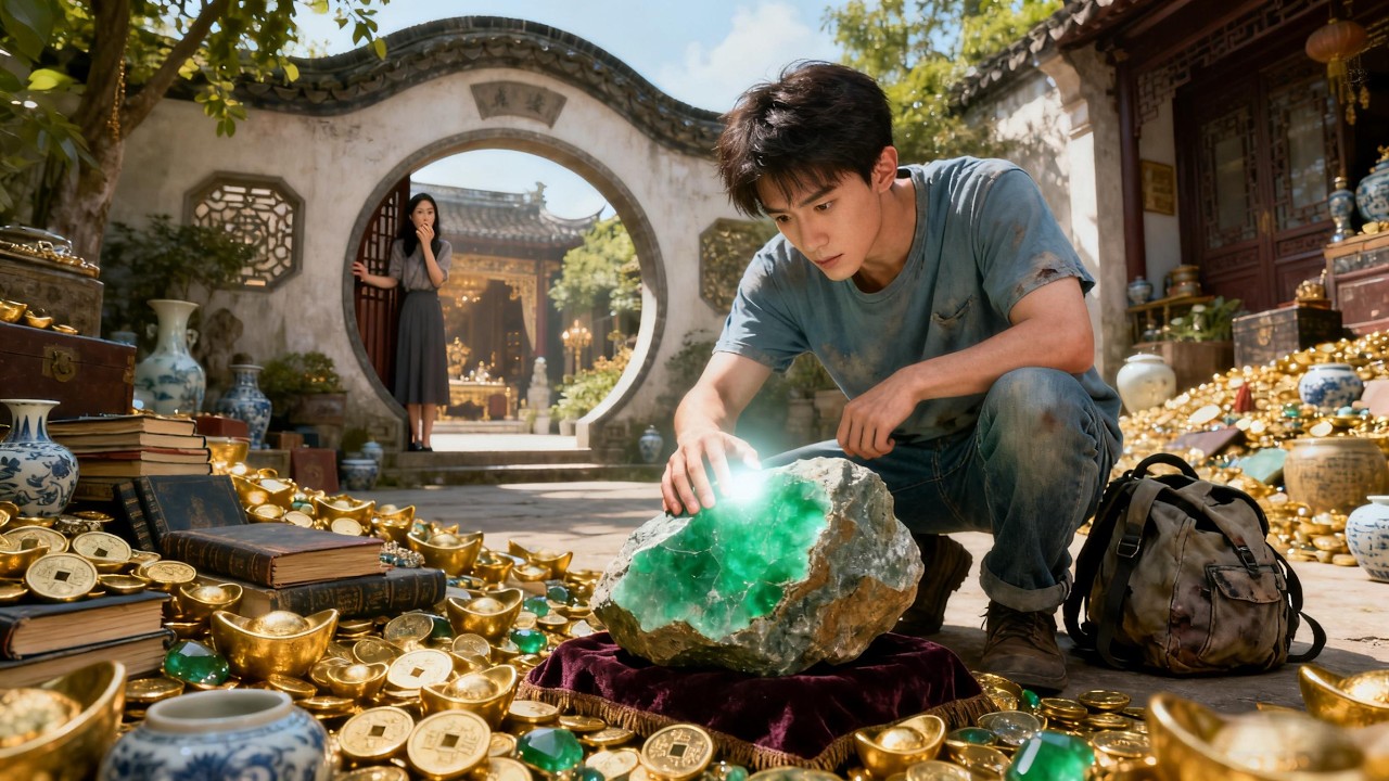 被妻子掃地出門，醉酒打碎玉佩竟覺醒“鑒寶神手”！從此撿漏古董、橫掃鑒寶大會，狂賺億萬💰