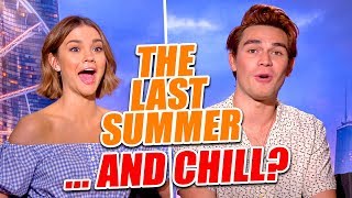 K.J. Apa & Maia Mitchell on Netflix and Chill, Technology and Dating - THE LAST SUMMER Interview