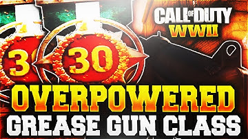 NEW *OVERPOWERED* GREASE GUN CLASS DROPS a V2 ROCKET on COD WW2! (WW2 BEST CLASS SETUP) (WW2 NUKE)