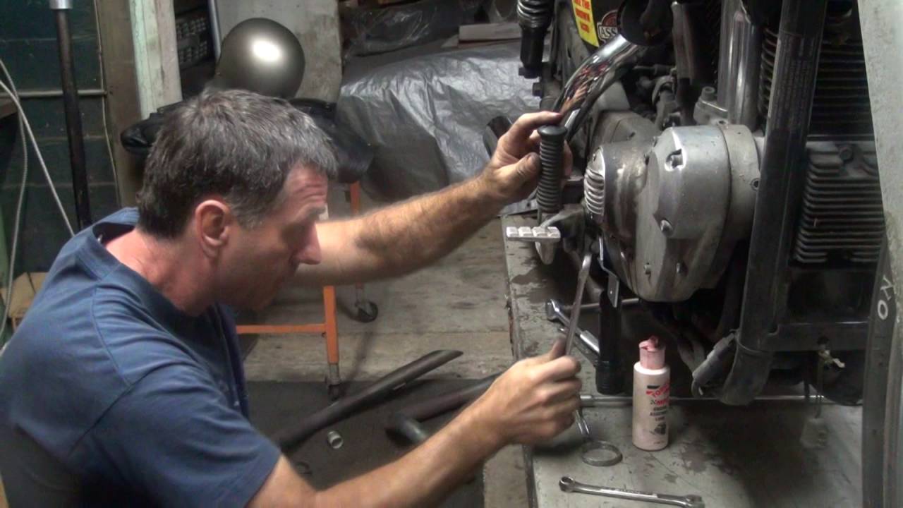 20160902193825 2 2001 evo sportster exhaust install xl harley YouTube